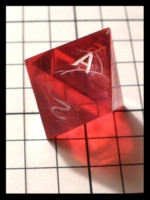 Dice : Dice - DM Collection - Armory 1st Generation Transparent Red D8 - KC Trade Nov 2011